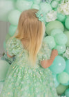Through the Looking Glass Mint Green Party Dress