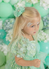 Through the Looking Glass Mint Green Party Dress