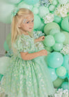 Through the Looking Glass Mint Green Party Dress