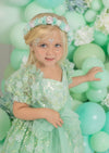 Through the Looking Glass Mint Green Party Dress