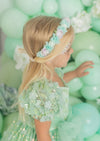 girls birthday headband