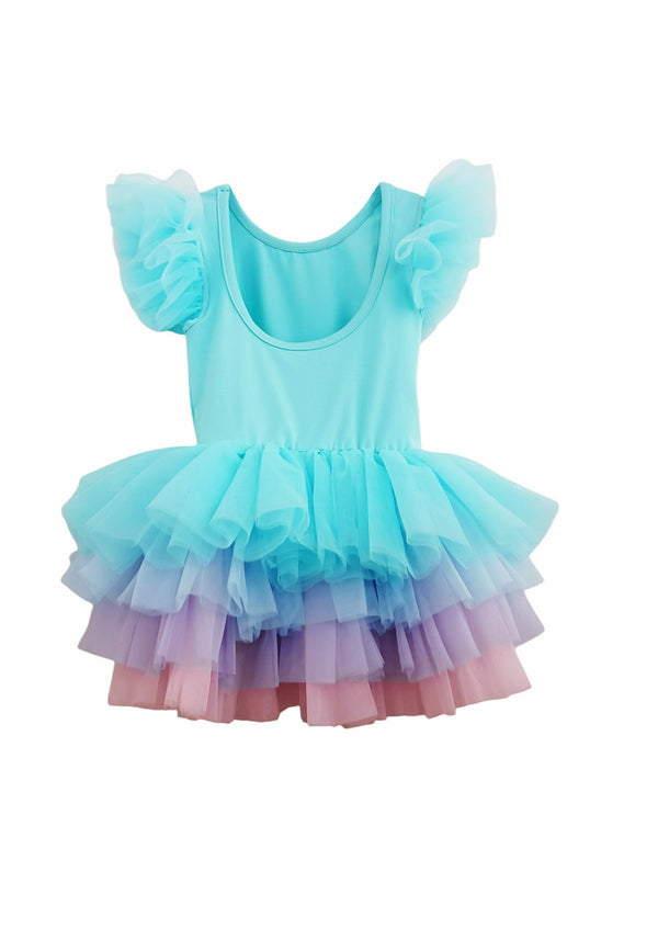 Catch A Rainbow Tutu Dress | Tiffany Blue