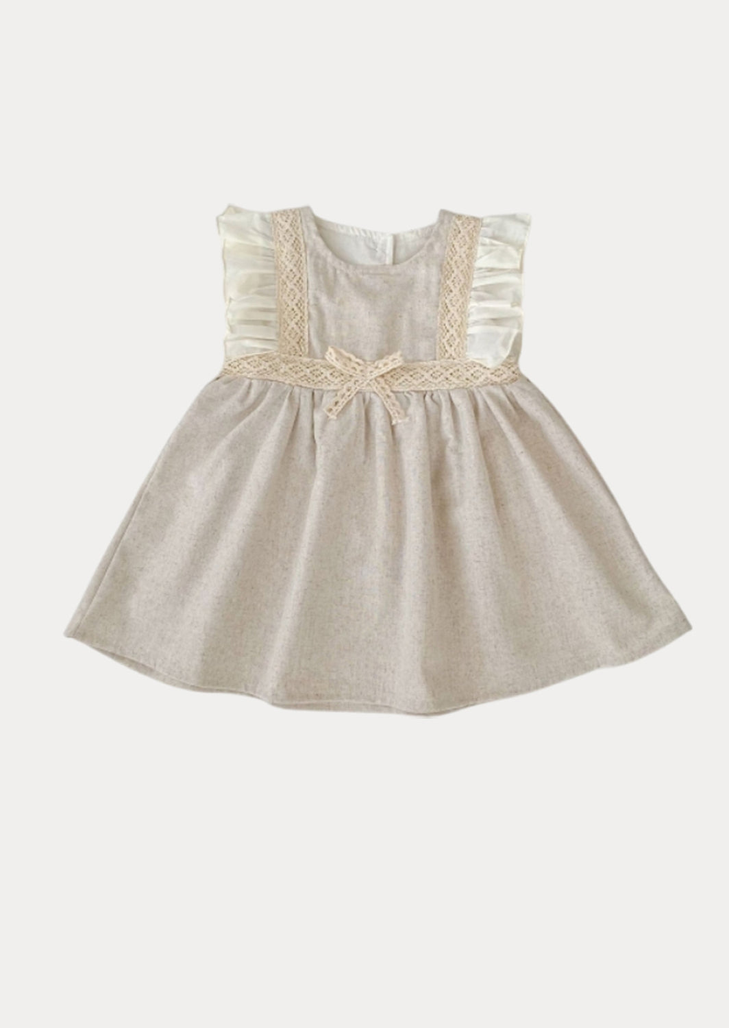 Tillie Ruffle Sleeve Dress in Khaki