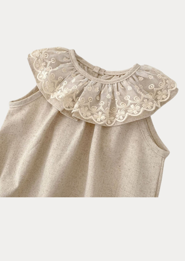 Tillie Romper in Khaki