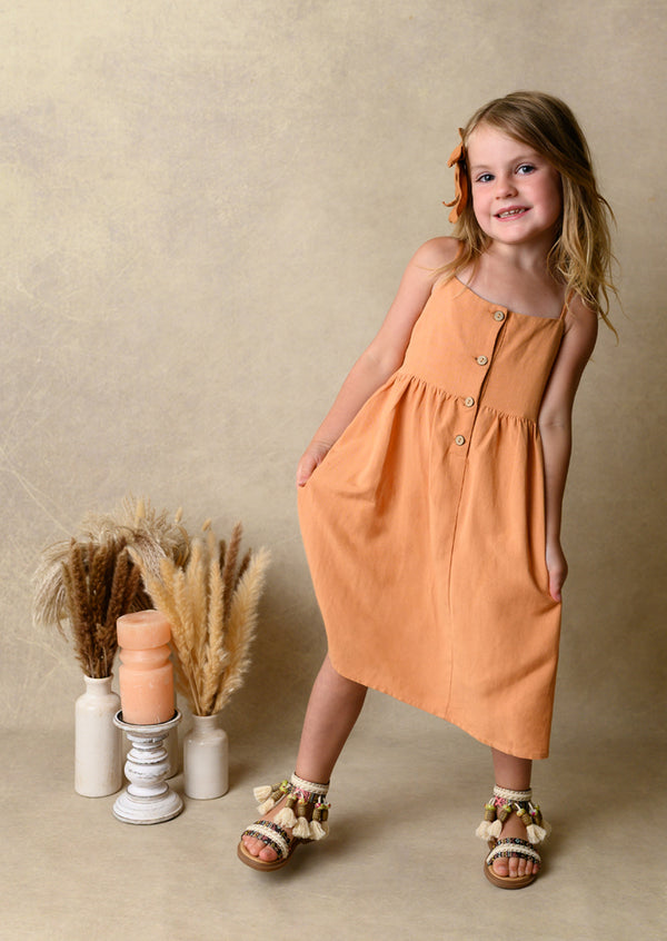 TOAST LINEN CAMI DRESS