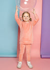Rose Pink Velour Jogging Pants