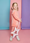 Rose Pink Velour Jogging Pants