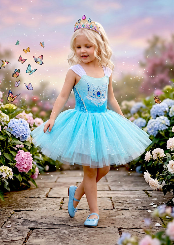 Ice Princess Leotard Tutu Costume