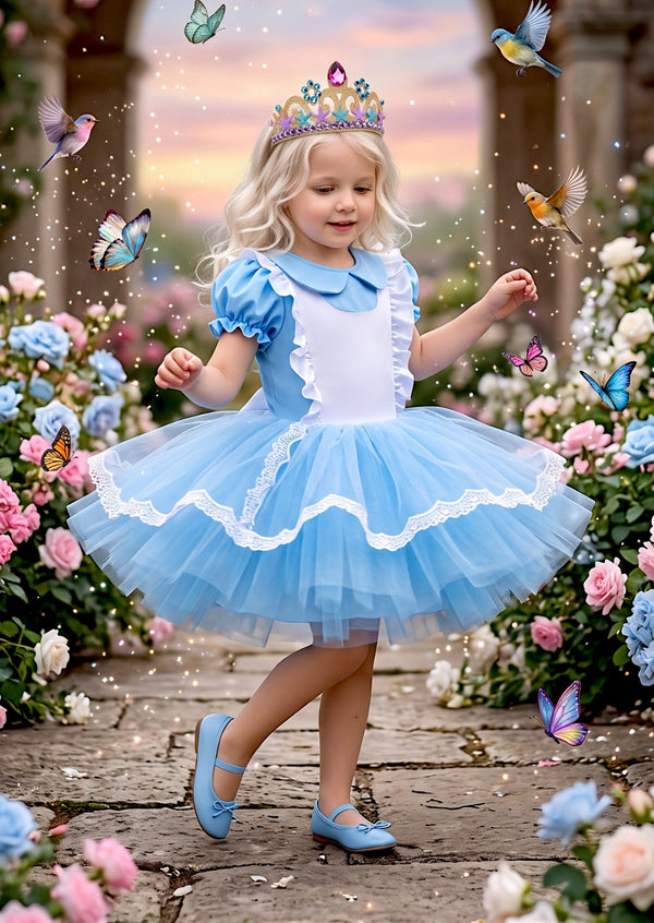 Wonderland Leotard Tutu Costume - Little Girls Costumes & Dress Up