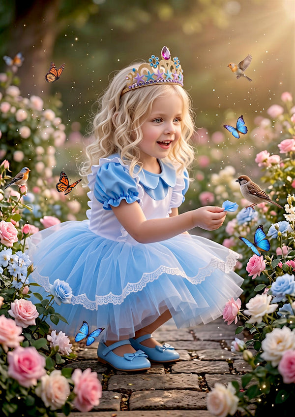 Wonderland Leotard Tutu Costume - Little Girls Costumes & Dress Up