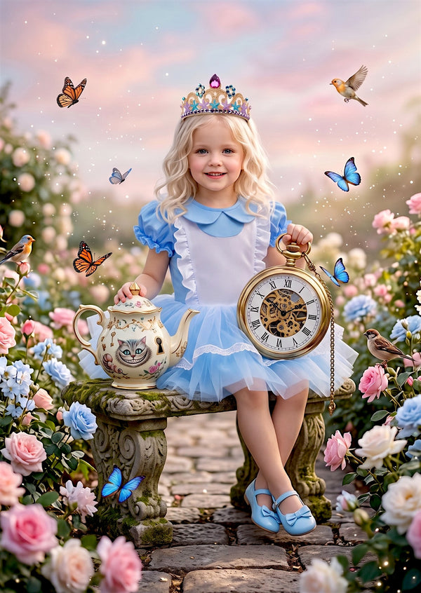 Wonderland Leotard Tutu Costume - Little Girls Costumes & Dress Up