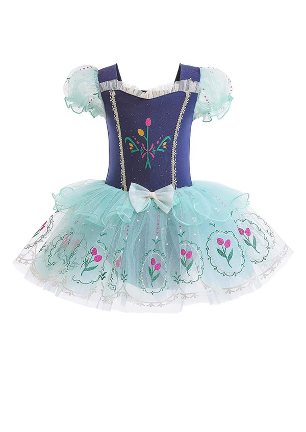 Flower Princess Leotard Tutu Costume