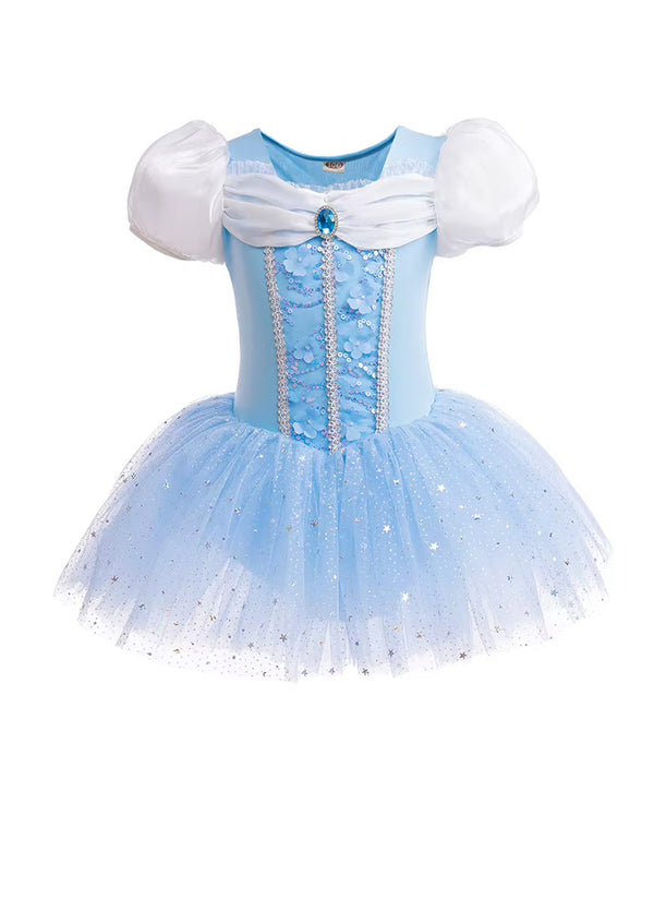 Glass Slipper Leotard Tutu Costume - Little Girls Costumes & Dress Up