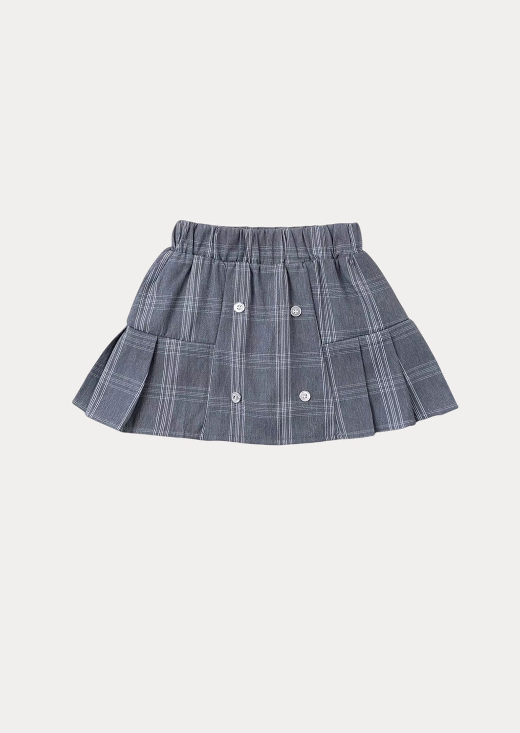 Twila Plaid Skirt and Sleeveless Polo Set