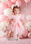 Twinkleberry Pink Girls Party Dress || Pink