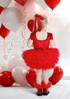 Red Velvet Tutu Dress