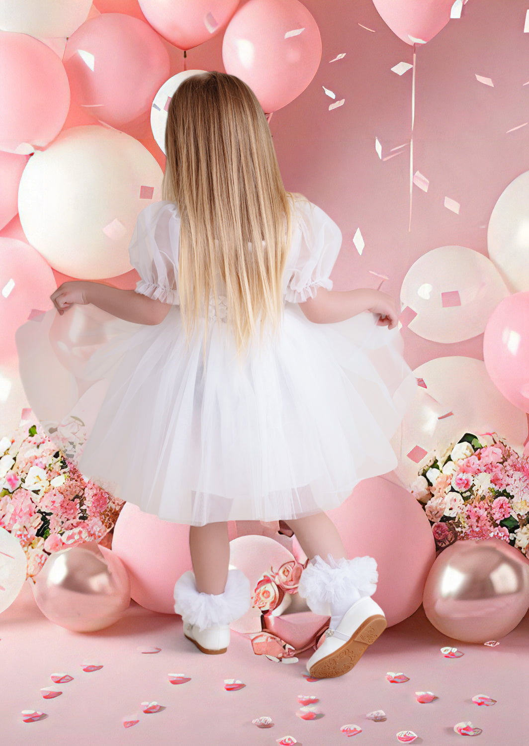 Victoria White Party Dress