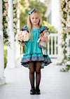 Toddler Girl Vintage Style Dress with Matching hat