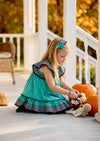 Toddler Girl Vintage Style Dress with Matching hat