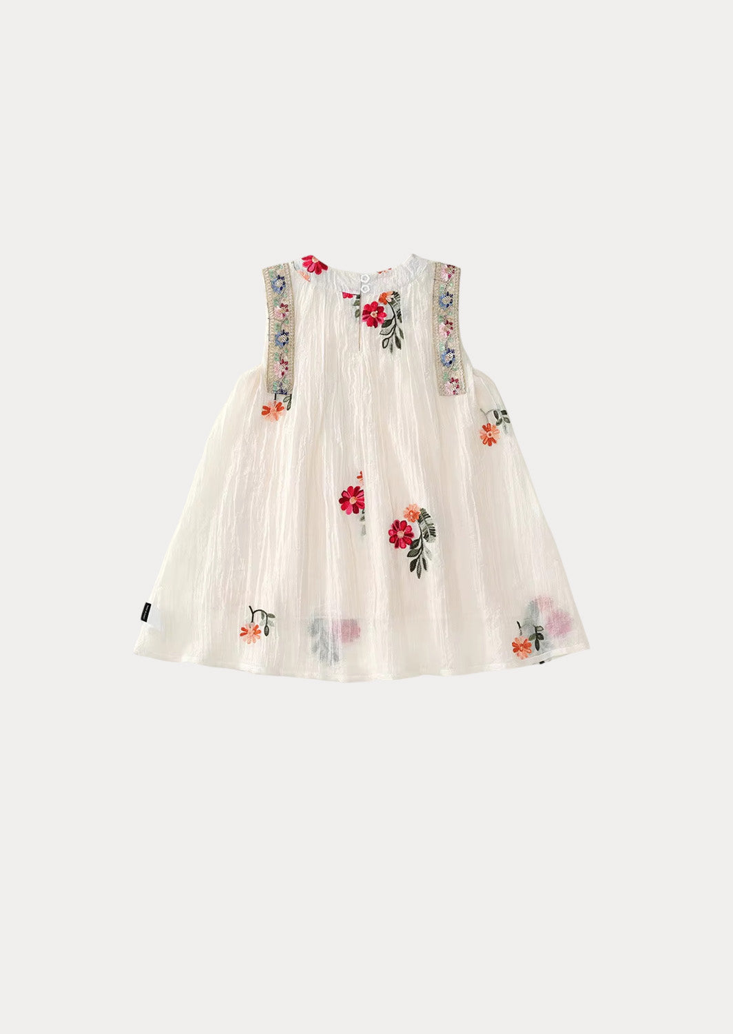 Whimsey Embroidered Textured Dress