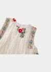 Whimsey Embroidered Textured Dress