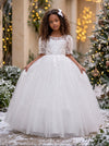Faella Gown White Flower Girl Dress