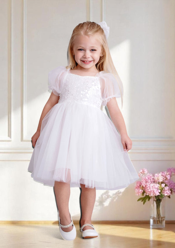 Luna Dress in White