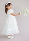 White lace Flower Girl Dress for Toddler