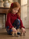 Wild Rose Cotton Leggings | Girls Floral Print Leggings