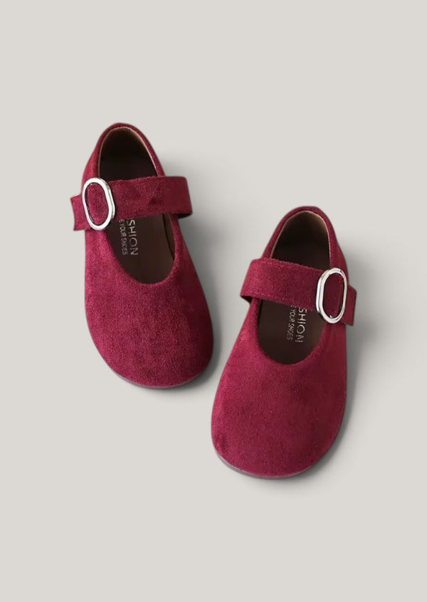 Cranberry Charm Mary Janes | girls shoes