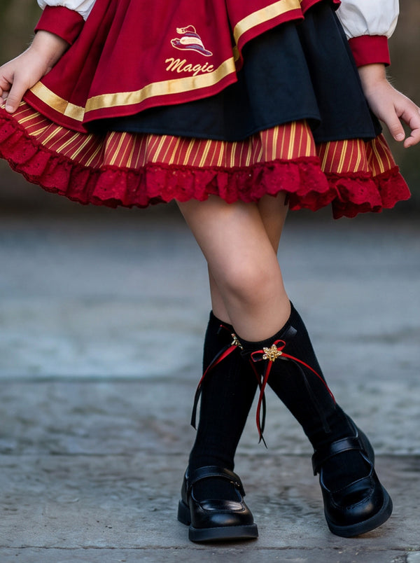 Wizard Costume for Girls | Harry Potter Inspired Kids Wizard Costume Dress