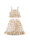 Abby Sunflower Top & Skirt Set - 
