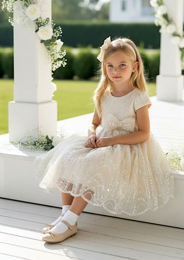 Alerie Dress in Ivory - 
