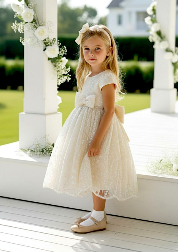 Alerie Dress in Ivory - 