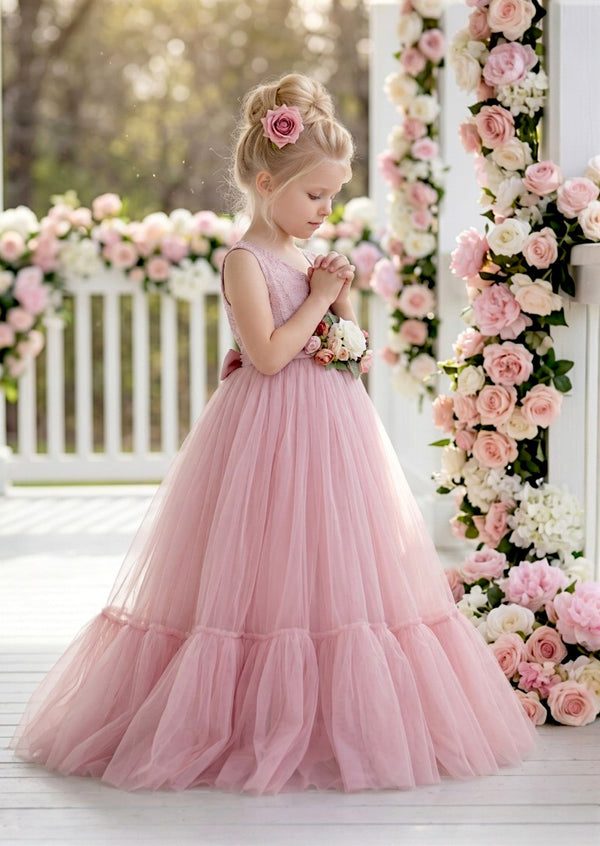 Allison Rose Flower Girl Dress - 