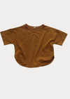 Army Color Round Bottom Boys Tee - 