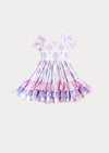 Balloons Twirl Dress Pink Lavender 