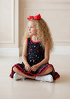 Black Candy Hearts Twirl Dress - 