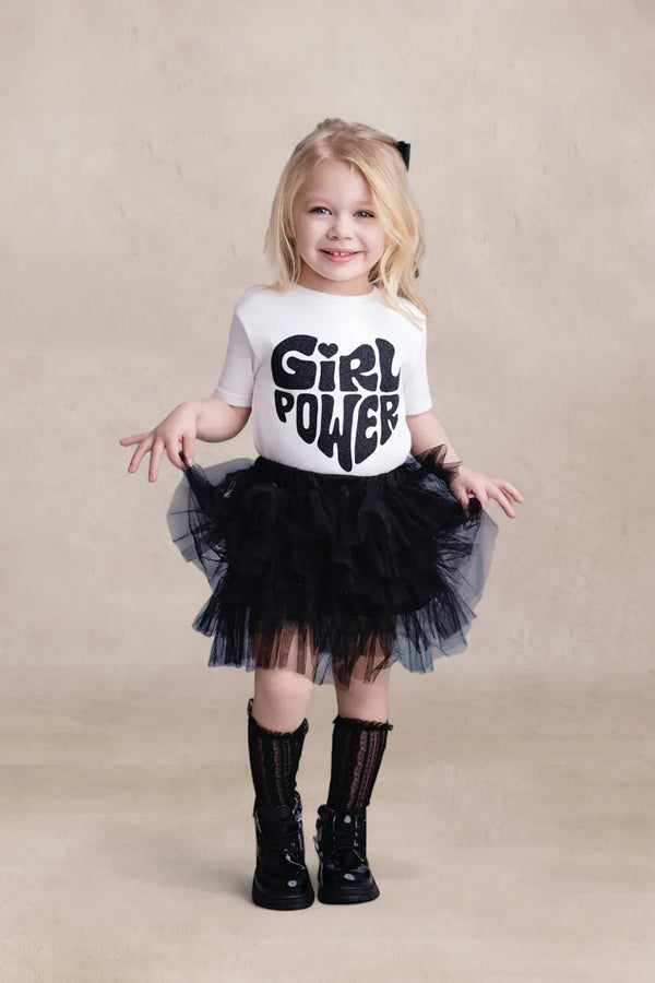 Black Layered Tutu Skirt - 