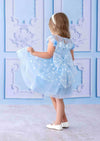 Blue Dot Birthday Party Special Occasion Dress - 