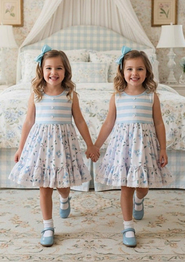 Bluebell Garden Twirl Dress - 
