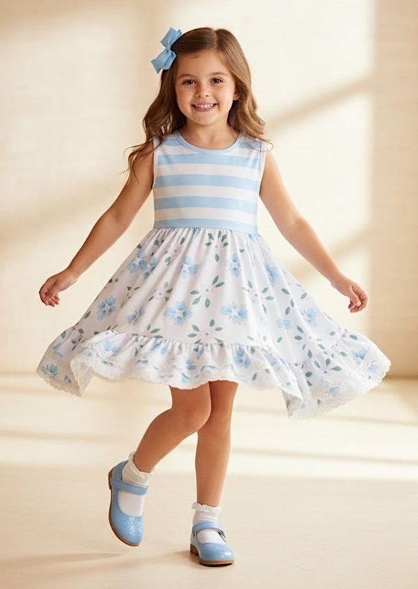 Bluebell Garden Twirl Dress - 