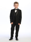 Boys Branford Tuxedo - 5 Piece Black - 