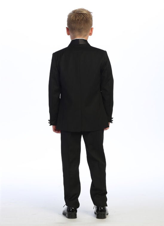 Boys Branford Tuxedo - 5 Piece Black - 