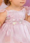 Bubblegum Sparkle Romper || Pink Sequin - 