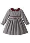 Toddler girl Christmas check dress