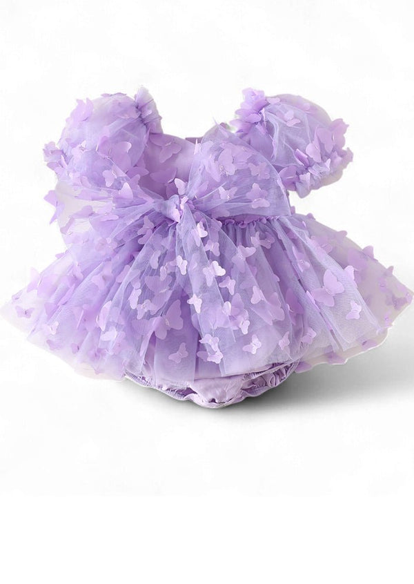 Butterfly Kiss Romper Lavender - 