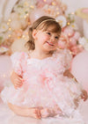 Butterfly Kiss Romper Pink/Yellow - 