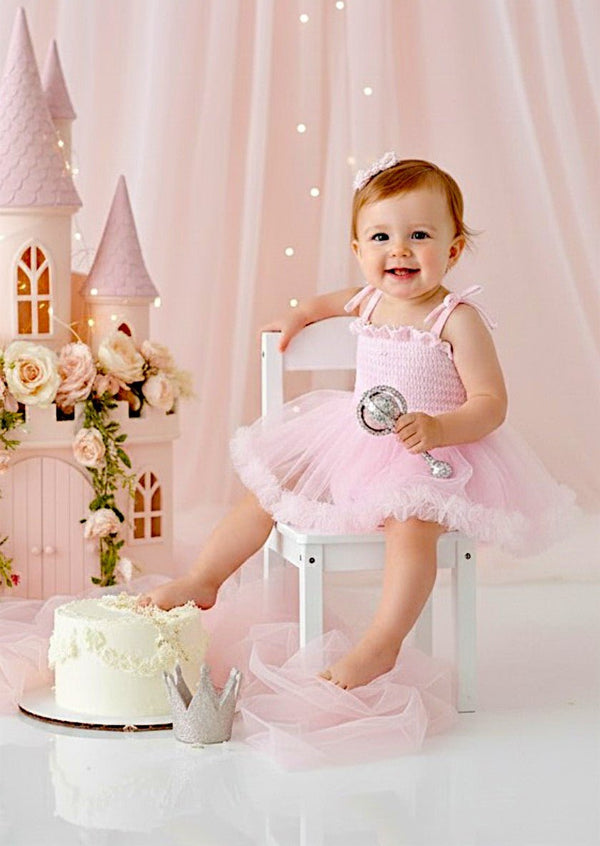 Butterfly Kiss Tutu Romper Pink - 