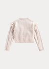 Cable Knit Long Sleeve Sweater | Beige